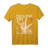 Kinder BYE BYE Kindergarten Ich Rocke jetzt die Schule Gitarre T-Shirt - Perfektes Geschenk für den ersten Schultag in der Grundschule