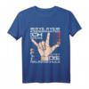 Kinder BYE BYE Kindergarten Ich Rocke jetzt die Schule Gitarre T-Shirt - Perfektes Geschenk für den ersten Schultag in der Grundschule