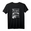 Ich brauche keine Therapie ich brauche nur meine Gitarre T-Shirt - Lustiges Musikoutfit für Band, Musiker & Musikliebhaber