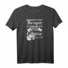 Ich brauche keine Therapie ich brauche nur meine Gitarre T-Shirt - Lustiges Musikoutfit für Band, Musiker & Musikliebhaber