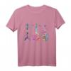 Gitarreninstrument Silhouette Gitarren T-Shirt – Buntes Aquarell-Design für Musikliebhaber, Gitarrenlehrer & Gitarristen zum Geburtstag oder Weihnachten