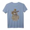 Astronaut spielt Gitarre T-Shirt | Raumfahrer & Science Fiction Geschenk für Festival und Konzert