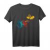 Ukulele Uke Hawaiianisch Bunt Musik Gitarre T-Shirt - Lustiges Geschenk für Musik- und Hawaii-Fans