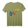 Ukulele Uke Hawaiianisch Bunt Musik Gitarre T-Shirt - Lustiges Geschenk für Musik- und Hawaii-Fans