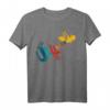 Ukulele Uke Hawaiianisch Bunt Musik Gitarre T-Shirt - Lustiges Geschenk für Musik- und Hawaii-Fans