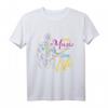 No Music No Life Gitarrenspieler Geschenk T-Shirt - Perfektes Weihnachts- und Geburtstagsgeschenk für Gitarristen, Musiker & Musikliebhaber