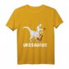 Ukelele Dinosaurier Uke Dino Gitarre Gitarrist T-Shirt – Perfektes Geschenk für Musiker, Gitarristen & Ukelele-Spieler zu Geburtstagen, Weihnachten & Hawaii-Reisen