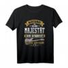 Herren Gitarre Majestät Gitarrist betritt den Raum lustiges T-Shirt – Perfektes Geschenk für Gitarristen und Musikliebhaber