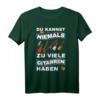 Du kannst niemals zu viele Gitarren haben - Bassist Gitarrist T-Shirt für Männer, perfekte Geschenkidee für Musiker und Gitarristen