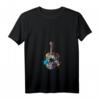 Buntes Damen Ukulele T-Shirt – Farbenfrohes Musikinstrument für Gitarristinnen & Musikfans, Perfektes Geschenk für Geburtstage & Jubiläen