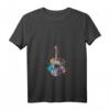 Buntes Damen Ukulele T-Shirt – Farbenfrohes Musikinstrument für Gitarristinnen & Musikfans, Perfektes Geschenk für Geburtstage & Jubiläen