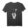 Gitarre Peace Finger Sign Rock Gitarrist Bassist Hippie T-Shirt – Retro-Musiker-Shirt für Festivals, Konzerte und Musikliebhaber