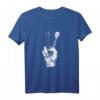 Gitarre Peace Finger Sign Rock Gitarrist Bassist Hippie T-Shirt – Retro-Musiker-Shirt für Festivals, Konzerte und Musikliebhaber