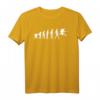 Evolution Gitarrenspieler T-Shirt – Lustiges Geschenk für Gitarristen, Rockmusiker & Musikliebhaber zu Geburtstag & Weihnachten