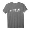 Evolution Gitarrenspieler T-Shirt – Lustiges Geschenk für Gitarristen, Rockmusiker & Musikliebhaber zu Geburtstag & Weihnachten