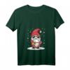 Damen Weihnachtswichtel T-Shirt mit Ukulele – Skandinavischer Zwerg für Musiker, Gitarristen & Musikliebhaber, perfektes Weihnachtsoutfit