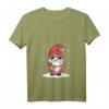 Damen Weihnachtswichtel T-Shirt mit Ukulele – Skandinavischer Zwerg für Musiker, Gitarristen & Musikliebhaber, perfektes Weihnachtsoutfit