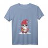 Damen Weihnachtswichtel T-Shirt mit Ukulele – Skandinavischer Zwerg für Musiker, Gitarristen & Musikliebhaber, perfektes Weihnachtsoutfit