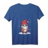 Damen Weihnachtswichtel T-Shirt mit Ukulele – Skandinavischer Zwerg für Musiker, Gitarristen & Musikliebhaber, perfektes Weihnachtsoutfit