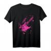 Bunte Gitarre Musiker Geschenk für Gitarristinnen - Perfektes Damen T-Shirt für Musikliebhaberinnen und Gitarrenspielerinnen