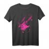 Bunte Gitarre Musiker Geschenk für Gitarristinnen - Perfektes Damen T-Shirt für Musikliebhaberinnen und Gitarrenspielerinnen