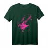 Bunte Gitarre Musiker Geschenk für Gitarristinnen - Perfektes Damen T-Shirt für Musikliebhaberinnen und Gitarrenspielerinnen