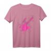 Bunte Gitarre Musiker Geschenk für Gitarristinnen - Perfektes Damen T-Shirt für Musikliebhaberinnen und Gitarrenspielerinnen