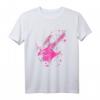 Bunte Gitarre Musiker Geschenk für Gitarristinnen - Perfektes Damen T-Shirt für Musikliebhaberinnen und Gitarrenspielerinnen
