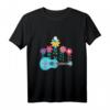 Blumen Musikinstrument Gitarrist Uke Musik Akustik T-Shirt – Perfektes Geschenk für Musiker, Familienmitglieder & Musikfans zu Weihnachten, Geburtstag & besonderen Anlässen