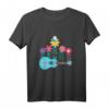 Blumen Musikinstrument Gitarrist Uke Musik Akustik T-Shirt – Perfektes Geschenk für Musiker, Familienmitglieder & Musikfans zu Weihnachten, Geburtstag & besonderen Anlässen