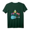 Blumen Musikinstrument Gitarrist Uke Musik Akustik T-Shirt – Perfektes Geschenk für Musiker, Familienmitglieder & Musikfans zu Weihnachten, Geburtstag & besonderen Anlässen