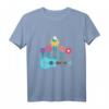 Blumen Musikinstrument Gitarrist Uke Musik Akustik T-Shirt – Perfektes Geschenk für Musiker, Familienmitglieder & Musikfans zu Weihnachten, Geburtstag & besonderen Anlässen