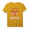 Gitarre Rock Musik Gitarristen Skelett Musikinstrument T-Shirt – Für Heavy Metal & Rockfans, klassisch geschnitten