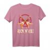 Gitarre Rock Musik Gitarristen Skelett Musikinstrument T-Shirt – Für Heavy Metal & Rockfans, klassisch geschnitten