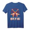 Gitarre Rock Musik Gitarristen Skelett Musikinstrument T-Shirt – Für Heavy Metal & Rockfans, klassisch geschnitten