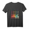 Damen Rock and Roll Lustiges Gitarrist T-Shirt mit V-Ausschnitt – Perfektes Geschenk für Musiker, Gitarristen & Rockfans zu Geburtstag & Weihnachten