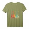 Damen Rock and Roll Lustiges Gitarrist T-Shirt mit V-Ausschnitt – Perfektes Geschenk für Musiker, Gitarristen & Rockfans zu Geburtstag & Weihnachten