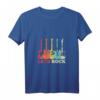 Damen Rock and Roll Lustiges Gitarrist T-Shirt mit V-Ausschnitt – Perfektes Geschenk für Musiker, Gitarristen & Rockfans zu Geburtstag & Weihnachten