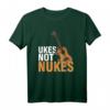 Ukes Keine Atomwaffen Akustik Musikinstrument Gitarrist Uke T-Shirt – Perfektes Geschenk für Musiker, Gitarristen und Ukulele-Fans zu Weihnachten, Geburtstag oder Vatertag