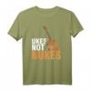 Ukes Keine Atomwaffen Akustik Musikinstrument Gitarrist Uke T-Shirt – Perfektes Geschenk für Musiker, Gitarristen und Ukulele-Fans zu Weihnachten, Geburtstag oder Vatertag