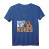 Ukes Keine Atomwaffen Akustik Musikinstrument Gitarrist Uke T-Shirt – Perfektes Geschenk für Musiker, Gitarristen und Ukulele-Fans zu Weihnachten, Geburtstag oder Vatertag