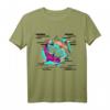 Koi Karpfen Glitch Aesthetic Japan Vaporwave T-Shirt – Retro Otaku Streetwear für Anime- und Koi Karpfen Fans