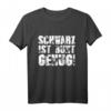 Schwarz ist bunt genug! Black Metal Goth Punk Emo Schwarzes T-Shirt – Lustiges Geschenk für Gothic, Punk, Heavy Metal & Emo Fans