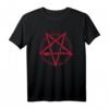 Gothic Red Satanist Pentagram T-Shirt - Dark Art Horror Style für Gothic, Punk, Emo und Dark Humor Fans