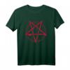 Gothic Red Satanist Pentagram T-Shirt - Dark Art Horror Style für Gothic, Punk, Emo und Dark Humor Fans