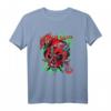 Vaporwave Aesthetic Skull Devil Japan Harajuku Pastel Goth T-Shirt – Eboy, Egirl, Anime & Streetwear Mode für Teenager, Frauen & Männer