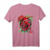 Vaporwave Aesthetic Skull Devil Japan Harajuku Pastel Goth T-Shirt – Eboy, Egirl, Anime & Streetwear Mode für Teenager, Frauen & Männer