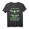 Als Gott mich schuf grinste er und dachte das wird lustig - Lustiges Geburtstag T-Shirt mit Sarkastischem Spruch für Männer und Frauen