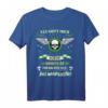 Als Gott mich schuf grinste er und dachte das wird lustig - Lustiges Geburtstag T-Shirt mit Sarkastischem Spruch für Männer und Frauen