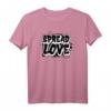 Spread Love Graffiti Streetart Liebe Peace Statement T-Shirt – Ausgefallenes Geschenk für Kunst- und Streetart-Fans zu Weihnachten & Geburtstag